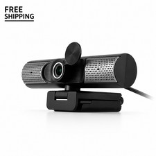 USB HD 1080P Webcam w/ Omni-directional Mic and Built-in Speakers (AWCS06F) picture