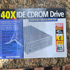 Digital Research Technologies DRCDROM40 40x IDE Internal CD-ROM Drive Silver picture