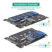 M.2 NGFF Msata SSDs To SATA3.0 2.5inch M.2 SSDs Converters Risers Card Adapter picture