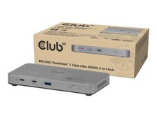 Club 3D 5-1 Thunderbolt 5 Hub Triple Video 5K60Hz Video/Analog Cable CSV-2563 picture