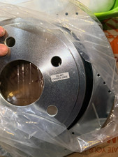 SD53006 drilled and slotted rear  disc brake rotor 5-lug  13.86 in (352mm) QTY 1 picture