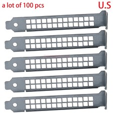 100-pcs Dell Full Height PCI Blank Slot Cover For Optiplex T330 T430 T630 N680D picture