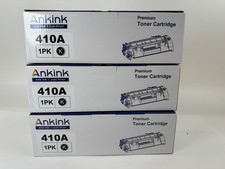 Ankink 410A Premium Toner Cartridge Black THREE PACKS picture