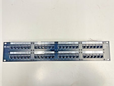 🔥AT&T PATCH PANEL 48 PORT 1100CAT5 MODULAR JACK PANEL, EIA - T568 A  + picture