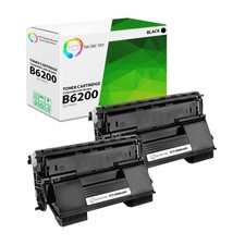 TCT 2PK OKI 52114501 Black Toner Cartridge set For Okidata B6200 B6250 B6300 picture