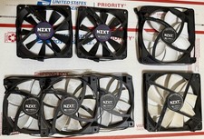NZXT 7x Fan Lot A1425L12S RF-FN142-RB RF-FN122–RB RF-AF12C-RB 120mm 140mm Screws picture
