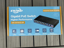 10 Port Gigabit PoE Switch, 8 PoE+ Ports @96W + 2 Gigabit Uplink, Plug & Play picture