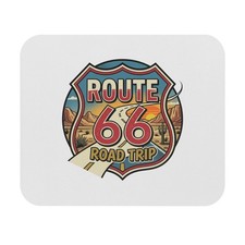 Route 66 Road Trip Mouse Pad | Vintage Desert Highway picture