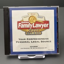 Family Lawyer 2001 Deluxe PC MAC CD create custom legal documents Trusts Wills picture
