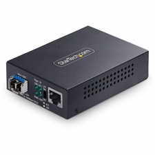StarTech Gigabit Ethernet Copper-to-Fiber Media Converter SM LC 20km 10/100/1000 picture