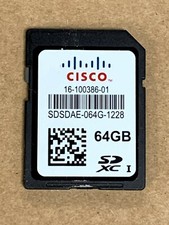 Cisco Genuine UCS-SD-64G-S Secure Digital SD Card 64GB 16-100386-01 - picture