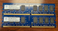 Nanya 2GB NT2GT64U8HD0BY-AD PC2-6400U-666-13-E1.800 Desktop RAM USED picture