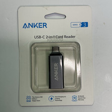 Anker Series 3 USB-C 2-in-1 Card Reader for MicroSD/SD, Model A8370 picture