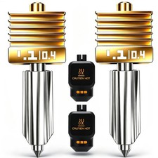 2 Pack 0.4mm Upgraded Hotend Nozzle for 3D Printers P2S/X2D/A2L/A1/H2 Series picture