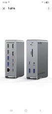 GIISSMO MacBook Pro Docking Station 14-in-2 Dual USB C 5E01  picture