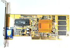 Vintage ECS Elitegroup AG305-32 32MB Low Profile AGP Graphics Card picture