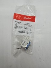 (QTY 5) Legrand TJ5E00-36 Clarity Enhanced Cat 5e Jack 2-Port Fog White & Blue picture