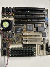 Biostar MB-8500TVX-A 2.3 Motherboard 64MB RAM Pentiun SU071 - TESTED picture