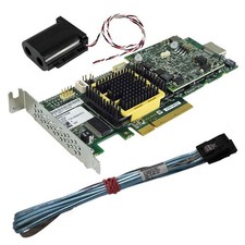 Adaptec ASR-5405Z SAS/SATA RAID Controller + BBU ZMM-100CC + Cable #2 Low Profile picture