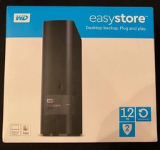 WD - easystore 12TB External USB 3.0 Hard Drive - Black - WDBCKA0120HBK-NESN picture