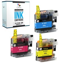 3-Pack Compatible CMYi LC10E Color Ink Cartridges fits Brother MFC-J6925DW picture