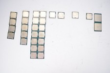 29x Intel CPUs. Mostly 2nd-4th gen i5 a few xeon and a few newer. All tested picture
