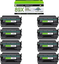 GREENCYCLE 8PK 89X CF289X New Chip Toner Cartridge For HP 89A M507N M507DN M507X picture