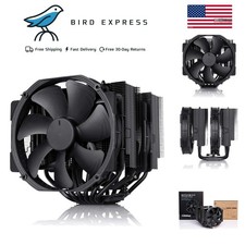 Dual-Tower CPU Cooler 140mm Air Cooler Black High Performance Quiet Cooling picture