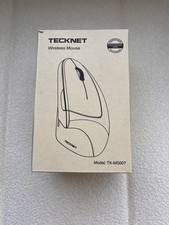 TechNet Black Ergonomic Wireless Mouse MS007  Ultimate Comfort New In Box picture