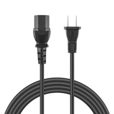 UL 6FT AC Power Cable Cord For Volex Baohing IEC C17 Stereo Receiver 2-Prong picture