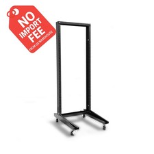 42U Movable 19inch 2 Post Open Frame Heavy Duty IT Network Data Server Rack picture