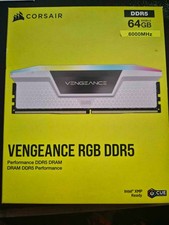 CORSAIR Vengeance RGB 64GB White (2 x 32GB) 288-Pin DDR5 6000MHz picture