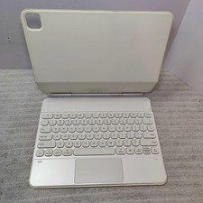 Typecase Edge KB206 iPad Keyboard Case w/ Trackpad & Backlight White / READ picture