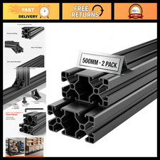 2PCS 4080 Aluminum Extrusion Profile 19.69
