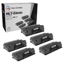 LD 5PK MLT-D203U Ultra High Yield Black Toner for Samsung SL-M4070FR SL-M4020ND picture