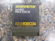 Atari AtariWriter Word Processor Cartridge 1982 RX8036 -WORKING -NB13 picture