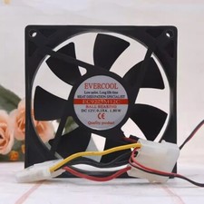 EVERCOOL EC9225M12C 9025 DC12V 0.15A 9CM Silent Cooling Fan picture