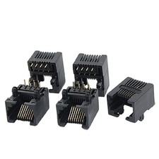 5 Pcs RJ45 8P8C Modular PCB Jack Network Socket Connectors picture