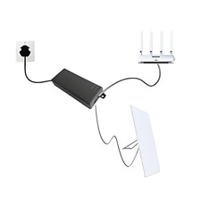 Passive PoE Injector for Starlink V2 V3 Wall Desktop Power Adapter 2500Mbps ABS  picture