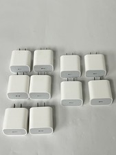 10 Pack Genuine Apple 20W USB-C Fast Charger (A2305) Power Adapter (MHJA3AM/A) picture