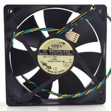 ADDA AD1212XB-A7BGL 12V 0.65A 12CM 12025 4-Wire PWN Temperature Control Fan picture