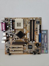 Vintage FIC-AU31 Motherboard Athlon XP Socket 462 AGP PCI NFORCE 2 TESTED w/ IO picture