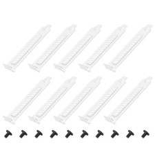 PCI Slot Cover Dust Filter, 10 Pcs Blanking Plate Expansion Blank Plate White picture