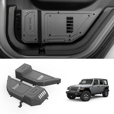 Metal Rear Door Pocket Storage with Cup Holder with Jeep Wrangler JL JLU 4XE(... picture