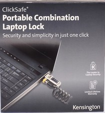 Kensington ClickSafe Combination Laptop Security Lock Steel Cable K64697US 6' picture