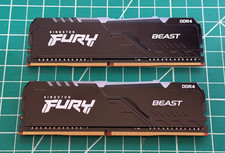 Kingston FURY Beast RGB 16GB (2x8GB) DDR4 3200MHz CL16 RAM KF432C16BBAK2/16 picture