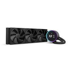 NZXT Kraken Elite 360 RGB AIO CPU Cooler with IPS LCD Static Pressure Fans Black picture