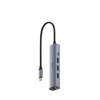 CUDY UH605 Interface Hub USB 3.2 Gen 1 3.1 1 Type-C 5000 Mbps Grey Gray picture