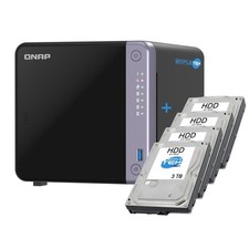 QNAP TS-432X 4-Slot NAS 10GbE SFP+ 2.5GbE, 4GB RAM, 2x M.2 NVMe, 4x 3TB HDD picture