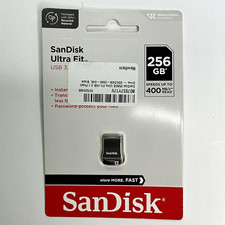SanDisk Ultra Fit 256GB USB 3.2 Gen 1 Flash Drive 400MB/s SDCZ430-256G-G46 picture